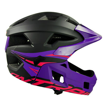 Casco Para Niños Niñas Ontrail Racer Full Face Bmx