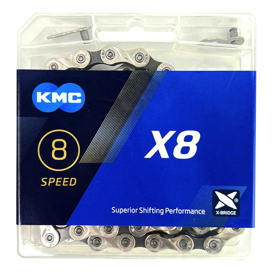 Cadena Kmc X8 De 8v Gris