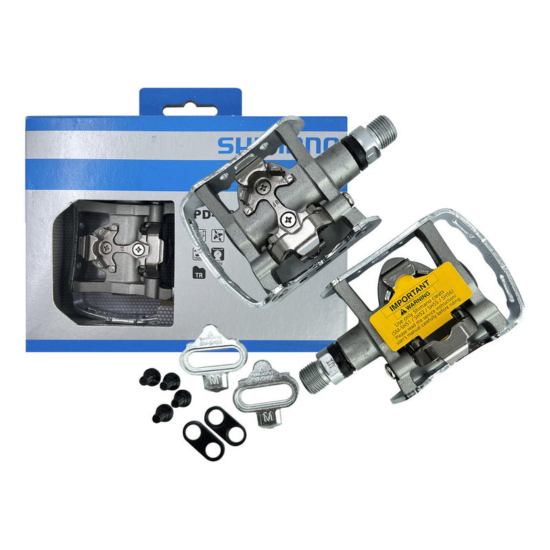 Pedal Shimano Spd M324 Trabas O Calas Automáticos Dobles Mtb
