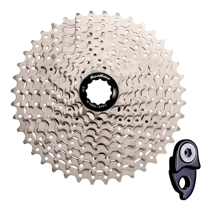 Pacha Cassette Sunrace 10v Csms2 Mtb 11-51 Extensión De Uña 11 51 Cromado