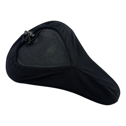 Forro  Gel Protector Sillín Bicicleta Gw  Extra Cómodo Negro 2.9 Cm 2 Cm