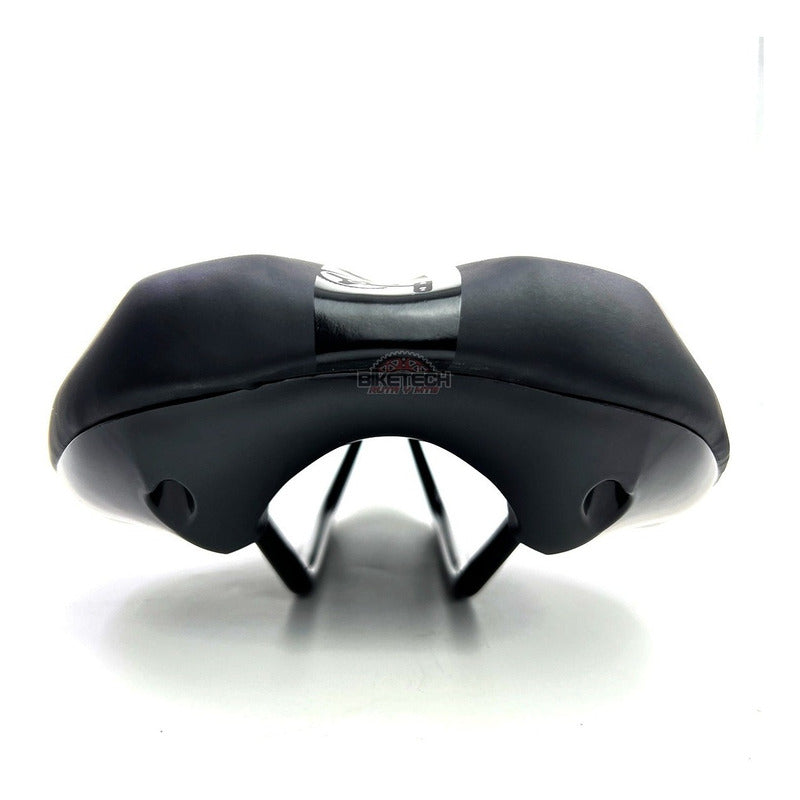 Sillin Para Bicicleta Spark Confort Extra Acolchado 155mm Negro 26.5 Cm 15.5 Cm