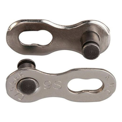 Cadenilla 9v Mtb Ruta Kmc Z9 Cadena 9 Velocidades Gris