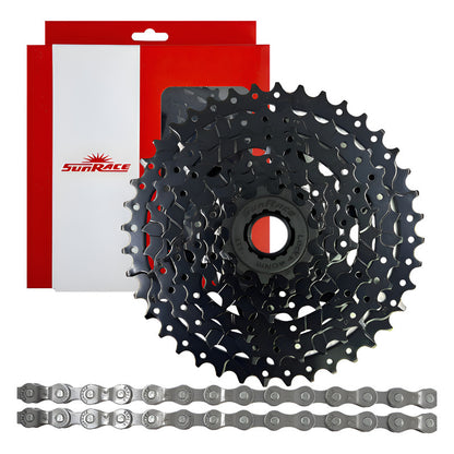 Pacha 8 Velocidades Sunrace M680. 11-42 + Cadena Sunrace M84 Negro 11 42