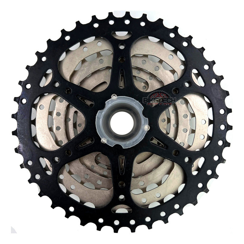 Pacha Cassette 8 Velocidades Gw 11-42 + Cadena Gw S51 Mtb Gris 11 42