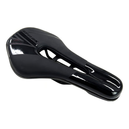 Sillín Antiprostatico Gel Spark Negro Para Bicicleta Mtb Y Ruta 142mm