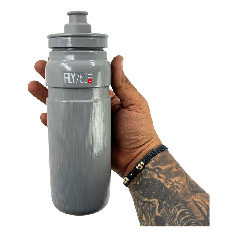 Caramañola Elite Fly Tex 750 Ml Bidón Ciclismo Libre Bpa