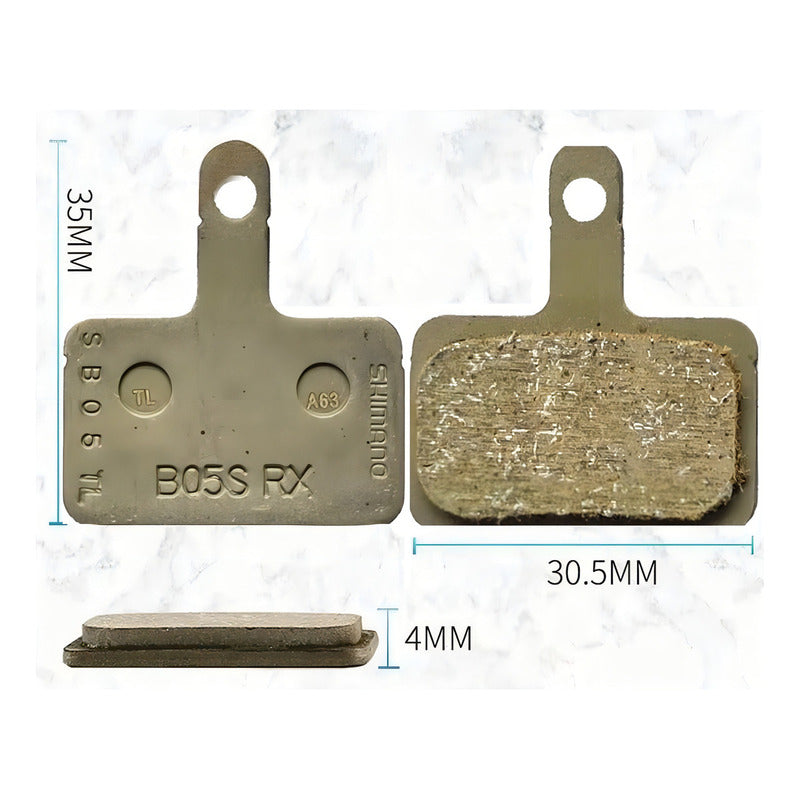 Pastillas De Freno Disco Shimano B05s-rx Resina Con Resorte