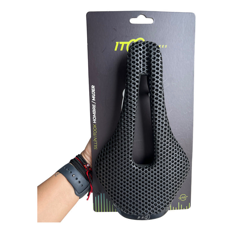 Sillin Itook Impresion 3d Mtb Y Ruta 150mm Negro 25.5 Cm 15 Cm