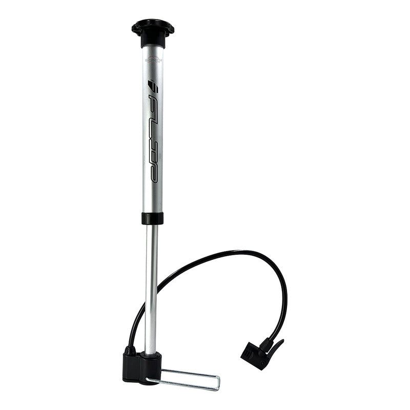 Bomba Inflador Aire Gw Moto Y Bicicleta 120 Psi Ruta Y Mtb Plateado