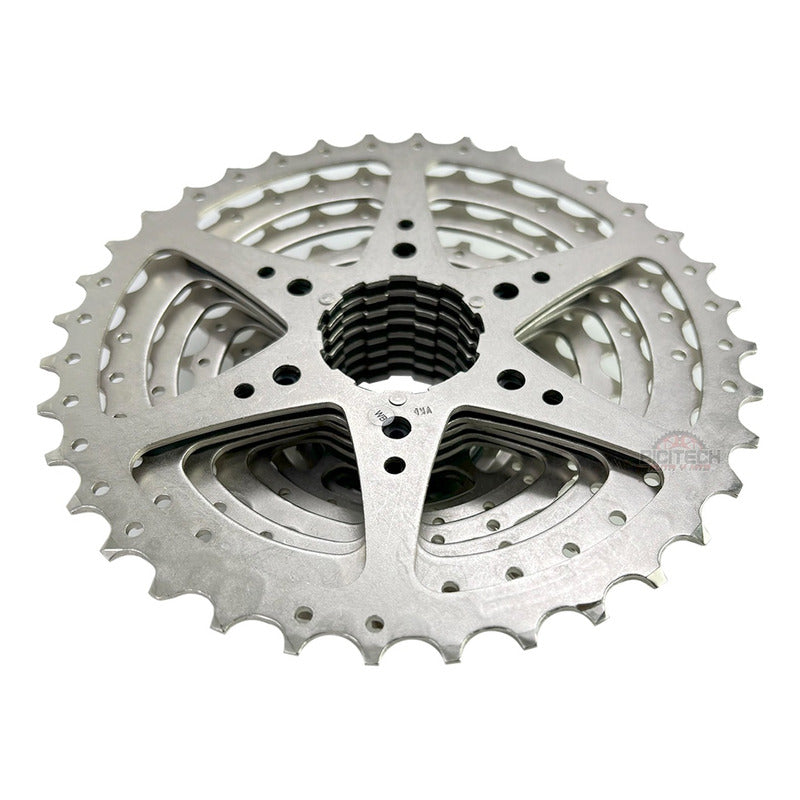 Pacha Cassette Shimano 12-36 Hg400 9v Con Cadena Kmc X9 Gris 12 36