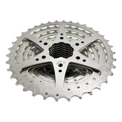 Pacha Cassette Shimano 12-36 Hg400 9v Con Cadena Kmc X9 Gris 12 36
