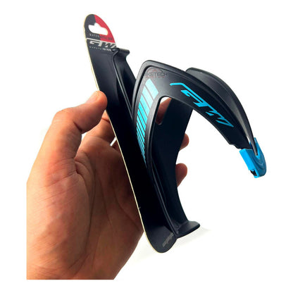 Porta Caramañola Gw Azul Fibra De Vidrio Ruta Mtb Negro