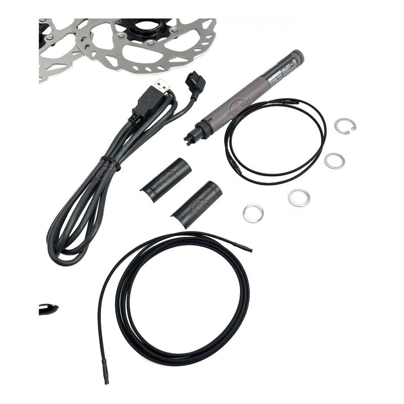 Grupo Shimano 105 R7170 Di2 12 Velocidades  Para Ruta  Negro