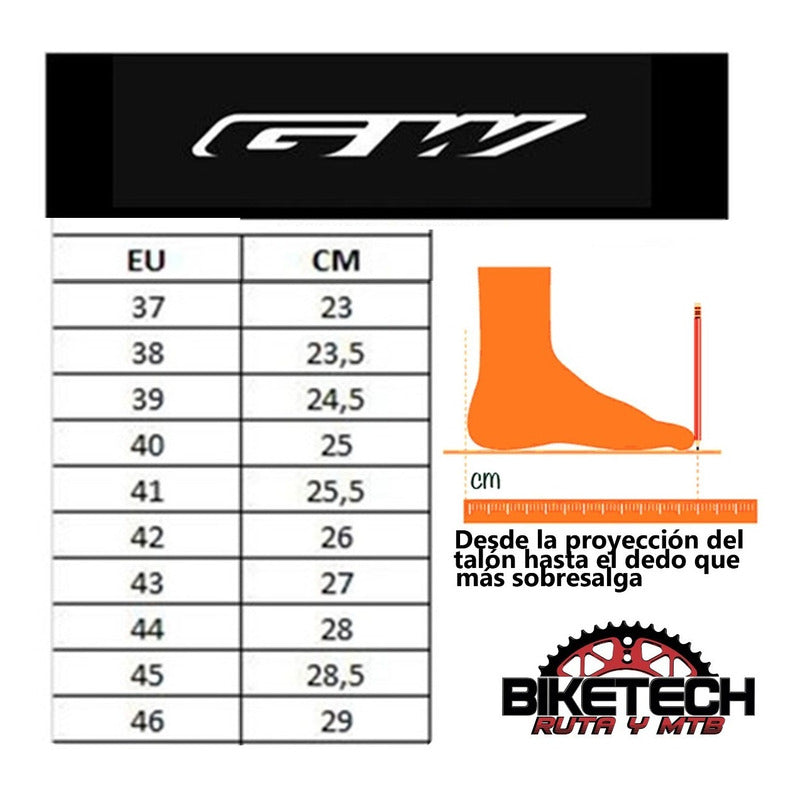 Zapatillas Ciclismo Gw Bicicleta De Ruta Doble Boa Negras