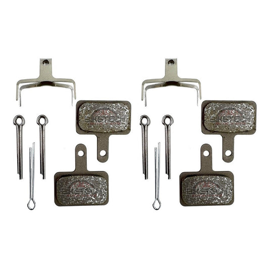 Kit 2 Pastillas Para Frenos Shimano B05s Resina 50%+duradera