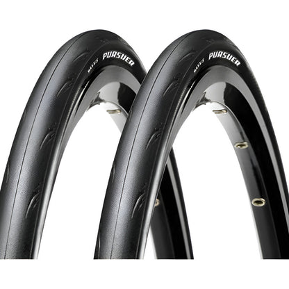 2 Llantas Bicicleta De Ruta Maxxis Pursuer 700x25 Oem 120psi Negro