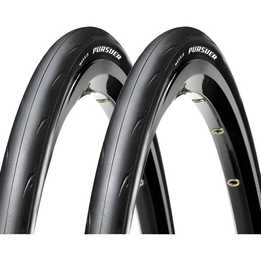 2 Llantas Bicicleta De Ruta Maxxis Pursuer 700x25 Oem 120psi Negro