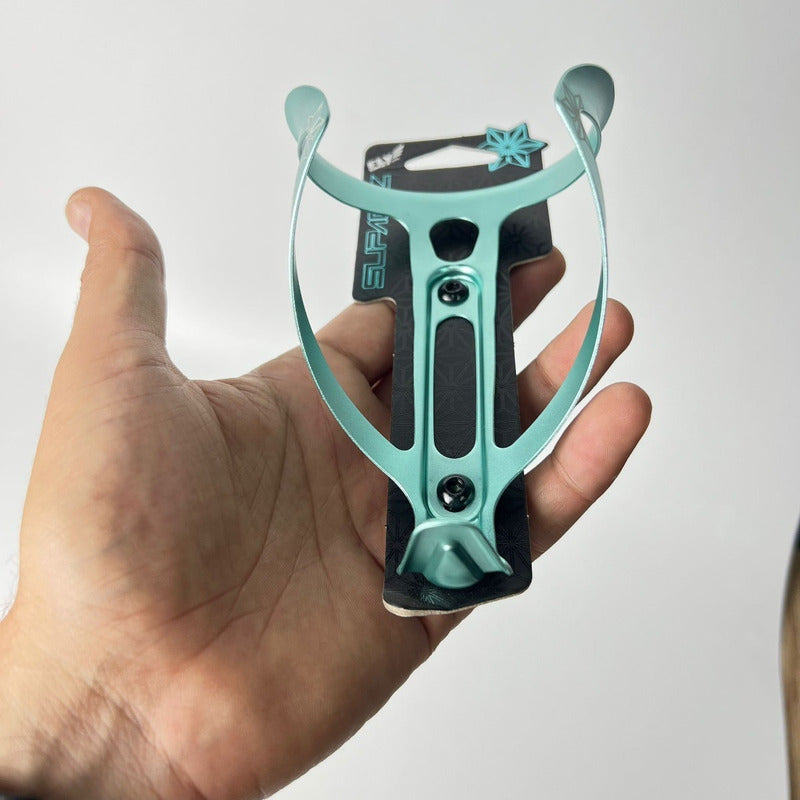 Porta Caramañola Mtb Ruta Ciclismo Supacaz Fly 18g Aluminio Celeste