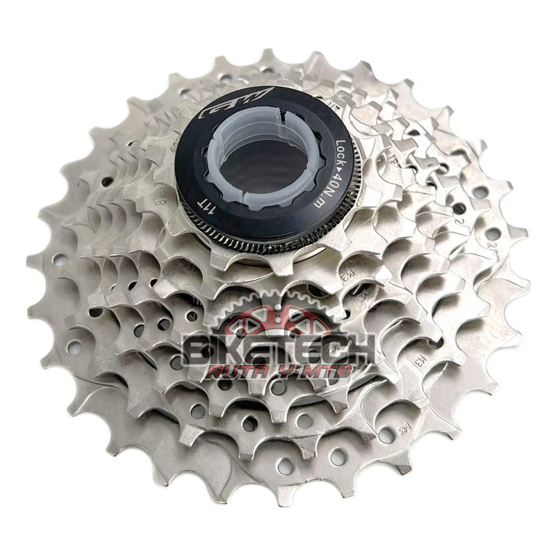 Pacha Gw 8v Bicicleta Ruta 11-28 + Cadenilla Shimano 8v Hg40 11 28 Gris