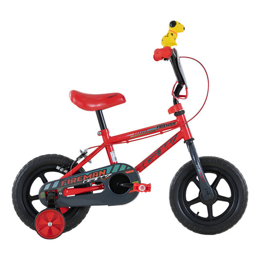 Bicicleta Bmx Niño Rin 12 Gw Fireman Rojo Ruedas Auxili 12 "