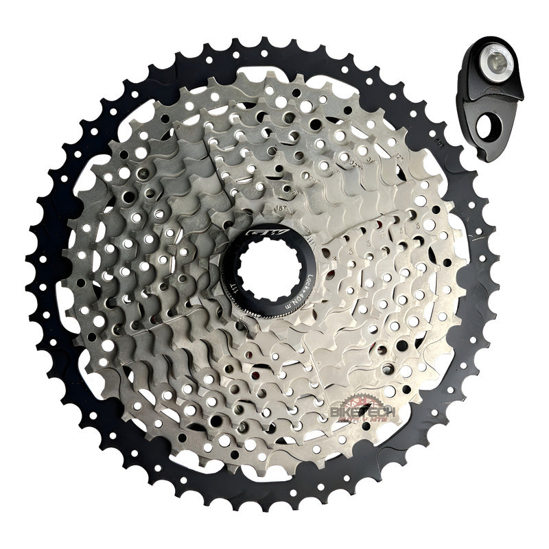 Pacha 10 Velocidades Gw 11-50 Mtb + Extensión Uña Tensor Gris