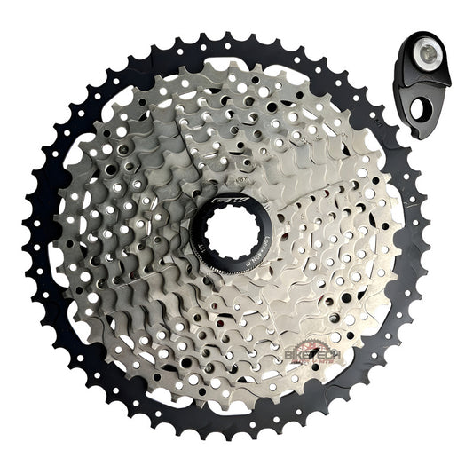 Pacha 10 Velocidades Gw 11-50 Mtb + Extensión Uña Tensor Gris