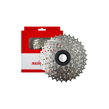 Pacha De 9 Velocidades Sunrace M96 11-32 Cassette Ruta Cantidad Máxima De Dientes 32 Cantidad Mínima De Dientes 11 Color Plateado