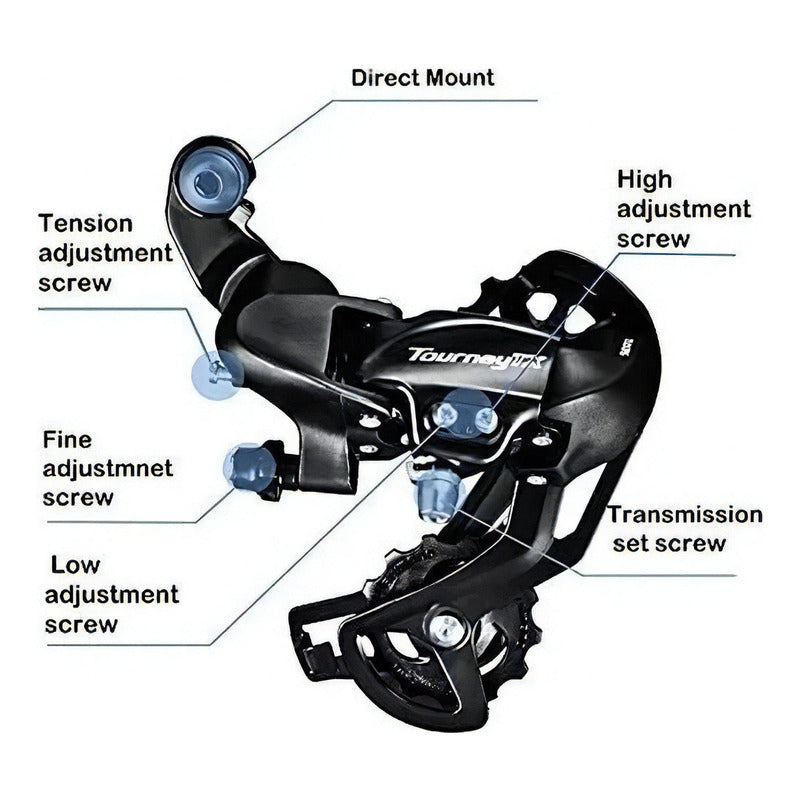 Tensor Shimano Tourney Tx800 Para 7 Y 8 Velocidades