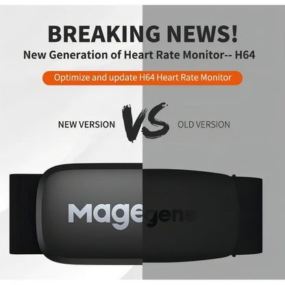 Monitor Cardíaco Magene H64 Torácico Bluetooth Ant+ Compatibilidad Garmin