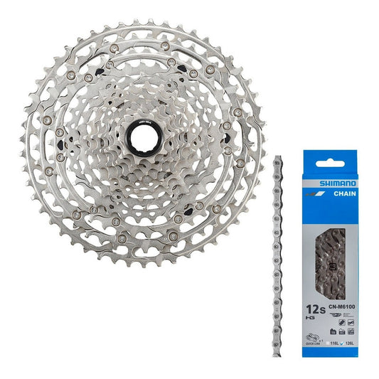 Pacha 12v Shimano Deore 10-51 Micro Spline + Cadena M6100