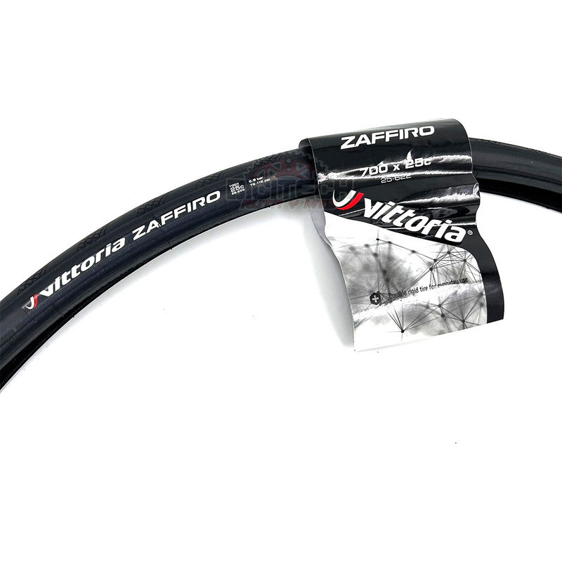 Kit Llantas Vittoria Zaffiro 700x25 + Neumáticos Ruta Negro