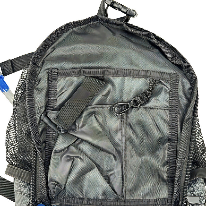 Bolso Morral Ciclismo Gw Hidratación Negro Verde 2 Litros Todoterreno