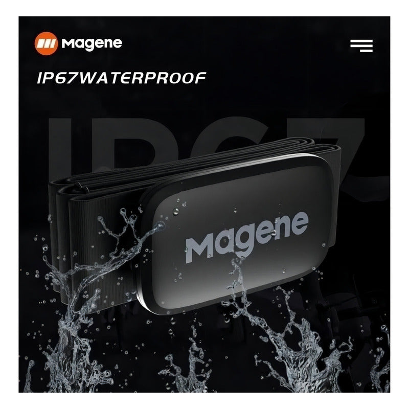 Monitor Cardíaco Magene H64 Torácico Bluetooth Ant+ Compatibilidad Garmin