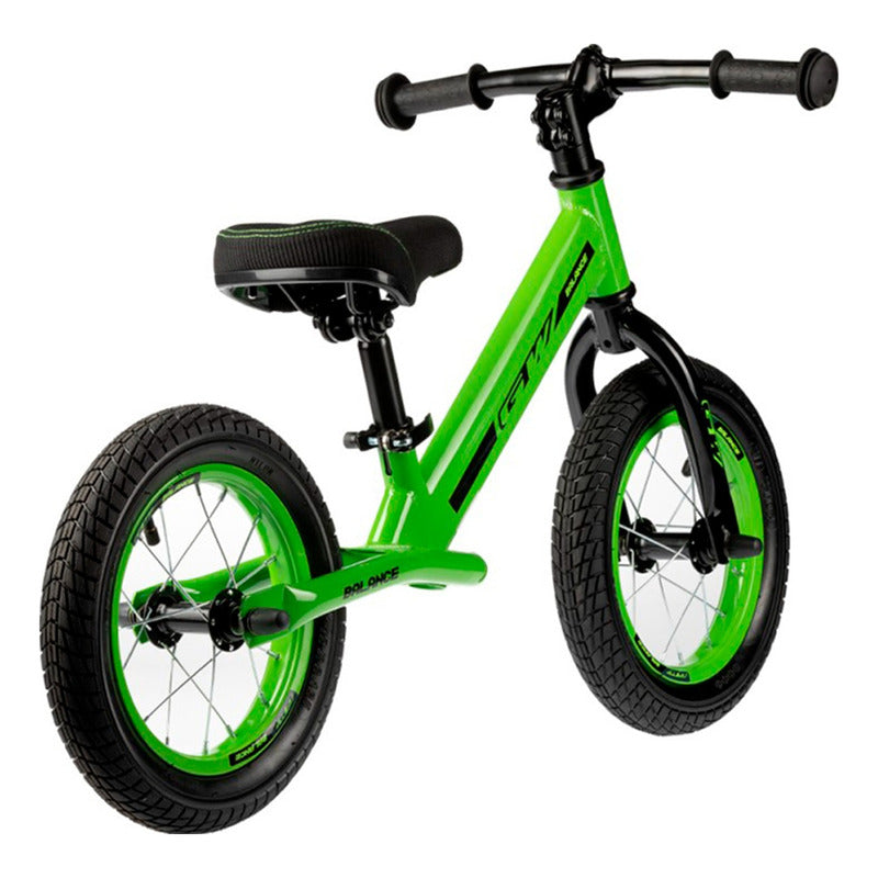 Bicicleta Niño Niña Equilibrio Rin 12 Gw Balance Verde