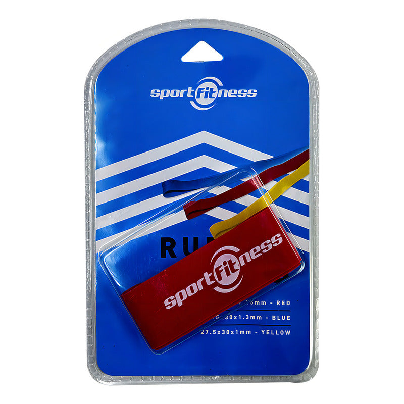 Bandas Elásticas Sportfitness Kit 3 Resistencias