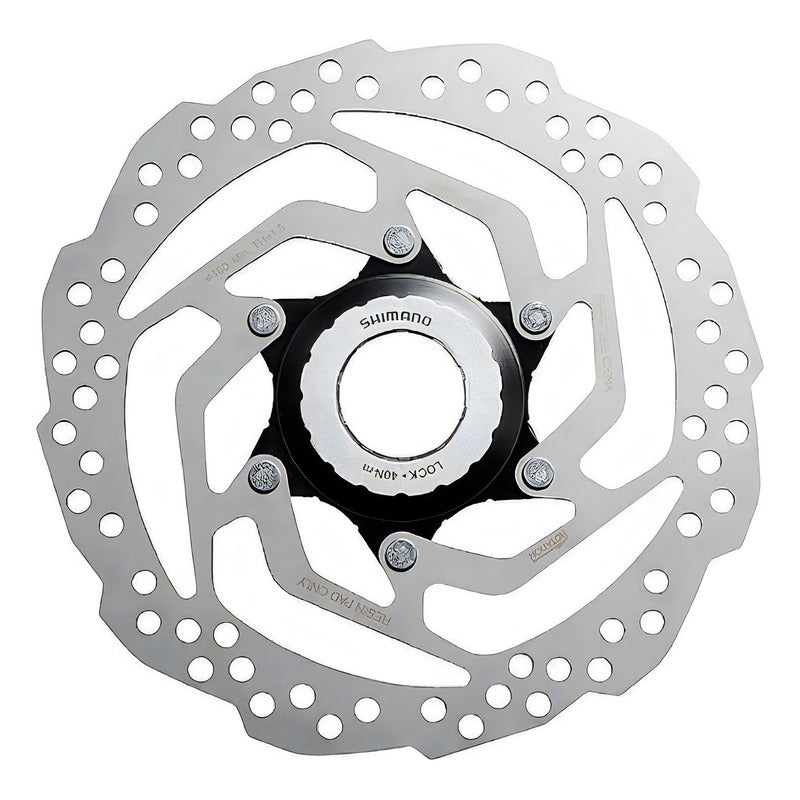 Disco De Freno De Rotor Shimano Rt10 De 160 Mm Con Bloqueo Central
