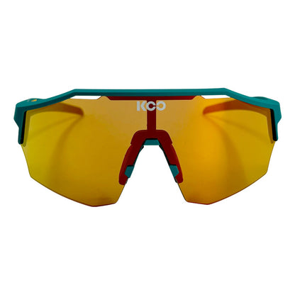 Gafas Deportivas Koo Alibi Lentes Ciclismo Persian Verde Naranja