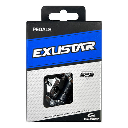 Pedales Mtb Exustar Pm-213 Aluminio Plateado