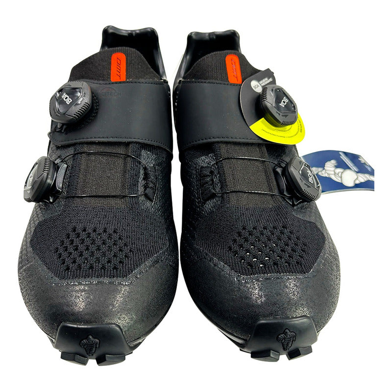 Zapatillas Mtb Dmt Mh1 Negro Doble Boa Suela Carbono Negro 40 Eu Punto 3d