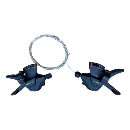 Palancas De Cambio 3x8 Shimano M315 Mtb  Negro