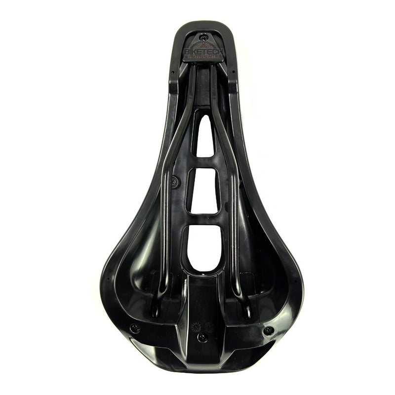 Silla Para Bicicleta Spark Mtb Ruta Antiprostatico En Gel Negro 26.5 Cm 14.2 Cm