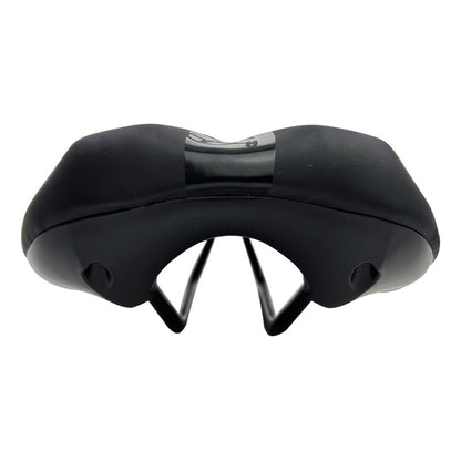 Sillín Antiprostático Spark Negro Con Gel Para Bicicleta Ruta O Mtb 155mm 26.5 Cm 15.5 Cm