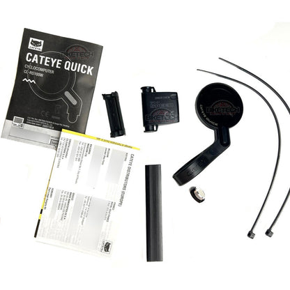Ciclocomputador Cateye Quick Inalambrico Negro