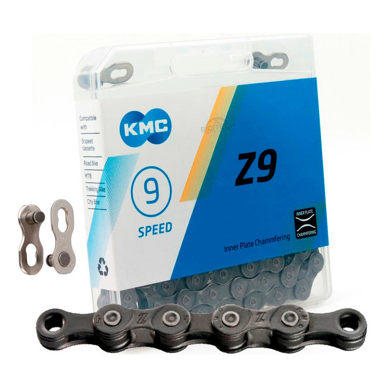 Cadenilla 9 Velocidades Kmc Z9 Para Bicicleta Ruta Mtb
