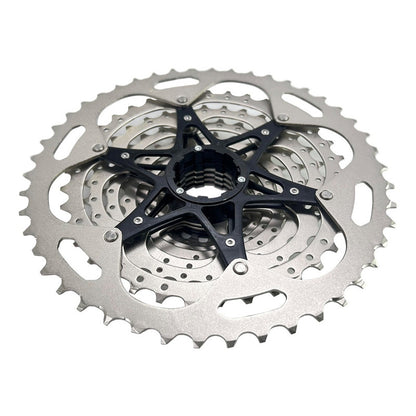 Cassette Shimano Deore Cs M4100 11/46d, 10 V/1 X 10 V, Color Plateado, Número Máximo De Dientes 46, Número Mínimo De Dientes 11