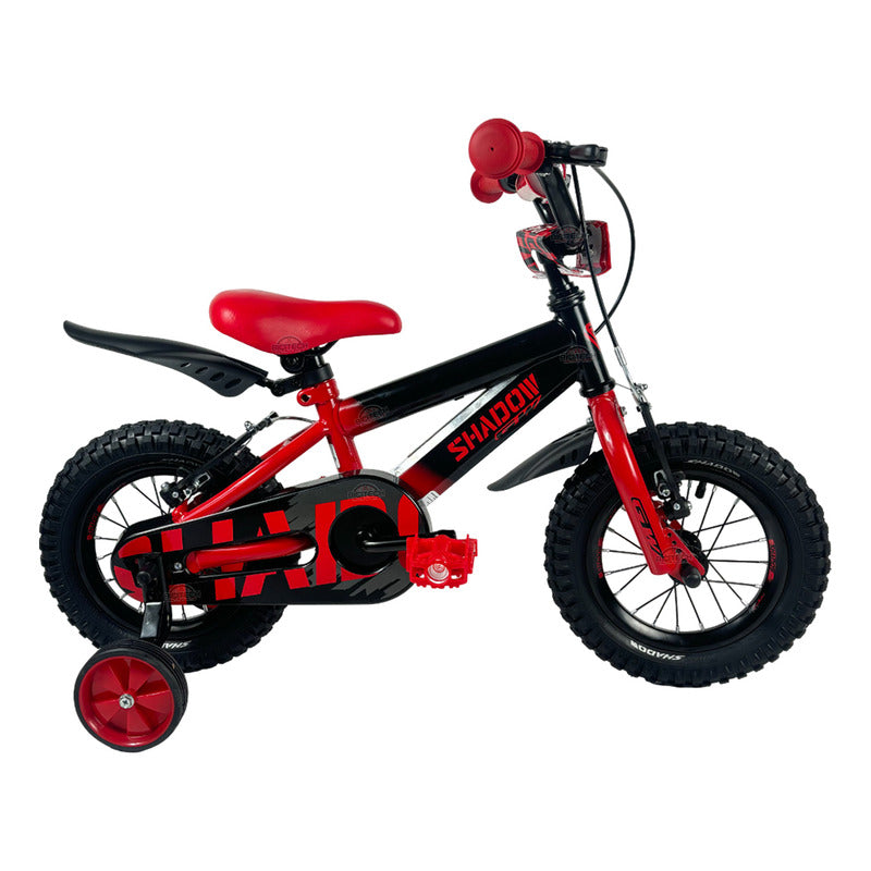 Bicicleta Bmx Niño Rin 12 Gw Shadow Ruedas Auxiliares