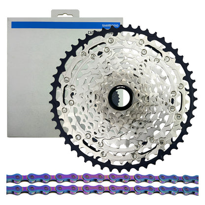 Pacha 12v Shimano M7100 10-51 + Cadena Gw Sx12 Tornasol Mtb Gris 10 51