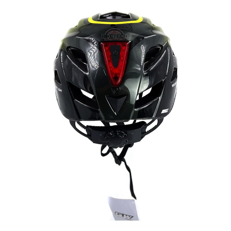 Casco Bicicleta Gw M6 Mtb Luz Integrada