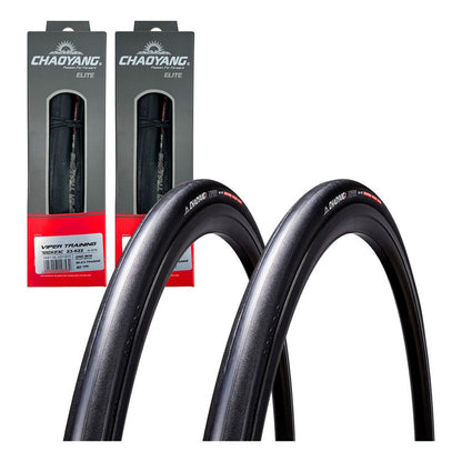 2 Llantas Chaoyang Plegables Viper 700x23 Bicicleta De Ruta Negro